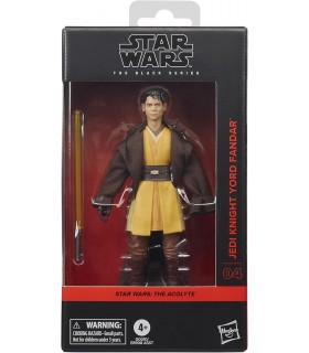 Figura Jedi Knight Yord Fandar Star Wars The Acolyte Black Series Articulada 15 cms