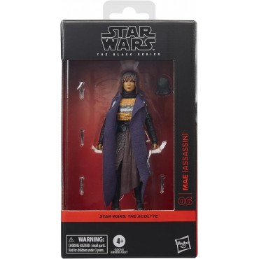 Figura Jedi Mae Assassin Star Wars The Acolyte Black Series Articulada 15 cms