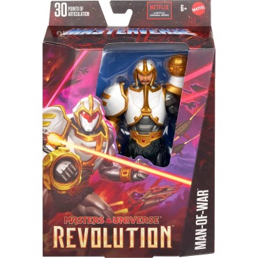 Figura Man Of War Masters Of The Universe Revolution Articulada 18 cms