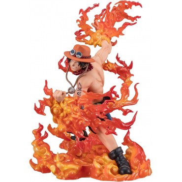 Figura Portgas D. Ace One Piece Bounty Rush 5 Aniversario Figuarts Zero Diorama 17 cms