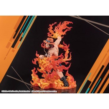Figura Portgas D. Ace One Piece Bounty Rush 5 Aniversario Figuarts Zero Diorama 17 cms