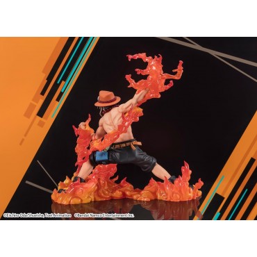 Figura Portgas D. Ace One Piece Bounty Rush 5 Aniversario Figuarts Zero Diorama 17 cms