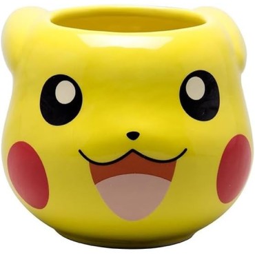 Taza Pikachu 3D Pokémon Cerámica 500 mls