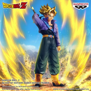 Figura Trunks Blood Of Saiyans Dragon Ball Z 17 cms