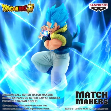 Figura Super Saiyan Gogeta Match Makers Dragon Ball Super 19 cms