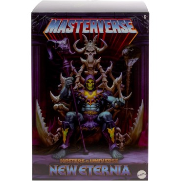 Figura Skeletor & Trono Con Luz Masters Of The Universe New Eternia Masterverse 18 cms