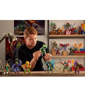 Figura Stealth He-Man Masters Of The Universe Las Tortugas Ninja MOTU X TMNT Articulada 14 cms