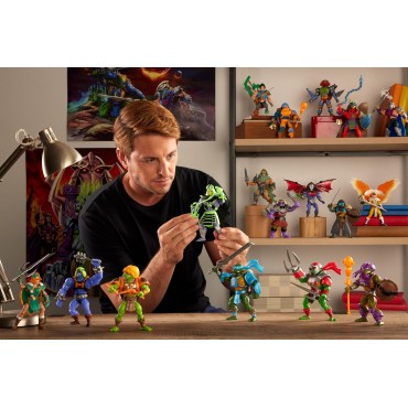 Figura Stealth He-Man Masters Of The Universe Las Tortugas Ninja MOTU X TMNT Articulada 14 cms