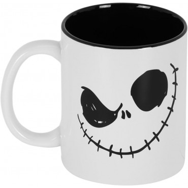 Taza Jack's Face Pesadilla Antes De Navidad Disney Cerámica 320 mls