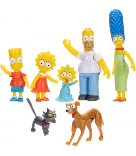 Set 7 Figuras Los Simpsons Familia Simpson 6 cms