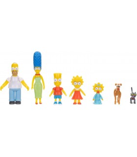 Set 7 Figuras Los Simpsons Familia Simpson 6 cms