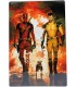 Placa Decorativa Deadpool Contra Lobezno Marvel Metálica Cuadro Póster HD