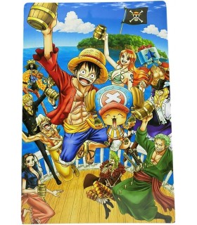 Placa Decorativa One Piece Metálica Cuadro Póster HD