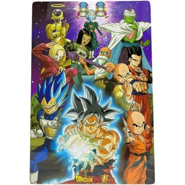 Placa Decorativa Dragon Ball Metálica Cuadro Póster HD