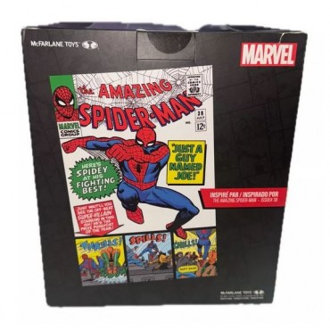 Figura The Amazing Spider-Man Marvel Estatua Diorama Gold Label 18 cms