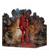 Figura Deadpool Marvel Estatua Diorama 18 cms