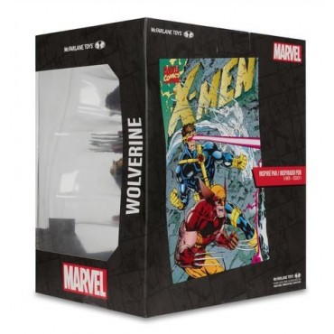 Figura Wolverine Lobezno X-Men Marvel Estatua Diorama 18 cms