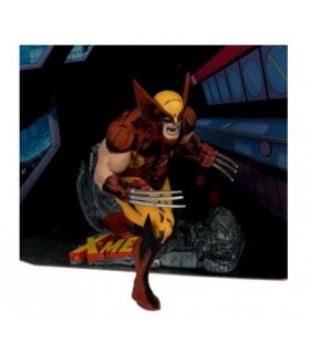 Figura Wolverine Lobezno X-Men Marvel Estatua Diorama 18 cms