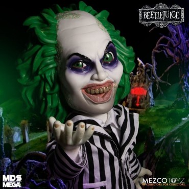 Figura Beetlejuice Que Habla Talking Beetlejuice Mega Scale 38 cms