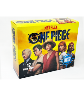 Caja De Regalo 12 Calcetines One Piece Edición Limitada Talla 41/46