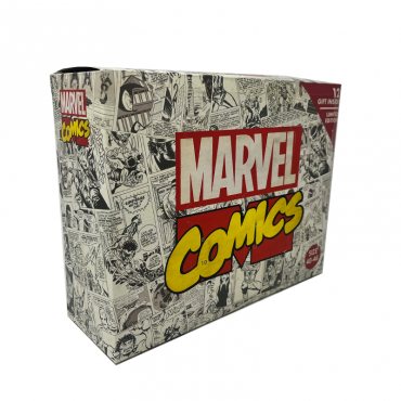 Caja De Regalo 12 Calcetines Marvel Cómics Edición Limitada Talla 40/46