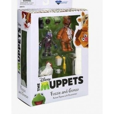 Set 2 Figuras Fozzie Y Gonzo The Muppets Los Teleñecos Articuladas 11 cms