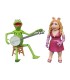 Set 2 Figuras Kermit & Miss Peggy The Muppets Los Teleñecos Articuladas 11 cms