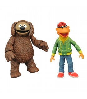 Set 2 Figuras Rowlf & Scooter The Muppets Los Teleñecos Articuladas 11 cms