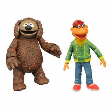 Set 2 Figuras Rowlf & Scooter The Muppets Los Teleñecos Articuladas 11 cms