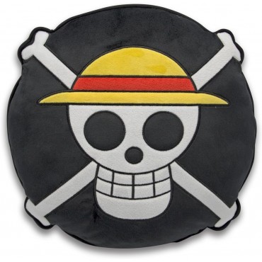 Cojín Calavera Sombrero De Paja One Piece 