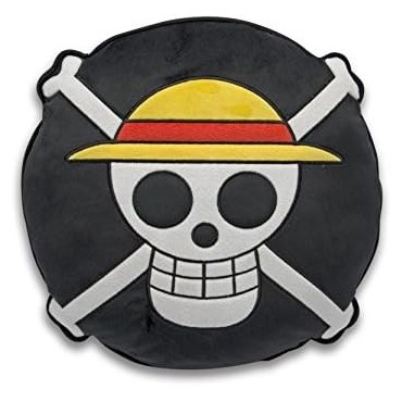 Cojín Calavera Sombrero De Paja One Piece 