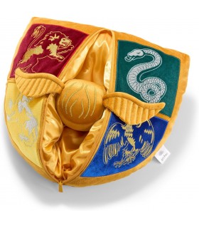 Set 2 Cojines Snitch Dorada Y Escudo Hogwarts Harry Potter