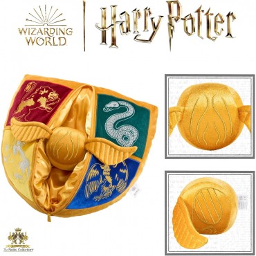 Set 2 Cojines Snitch Dorada Y Escudo Hogwarts Harry Potter