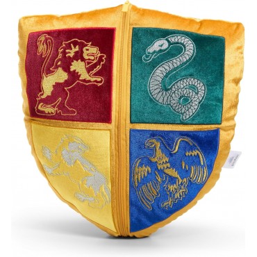 Set 2 Cojines Snitch Dorada Y Escudo Hogwarts Harry Potter