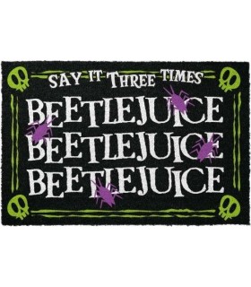 Felpudo Say It Three Times Beetlejuice 60 x 40 cms