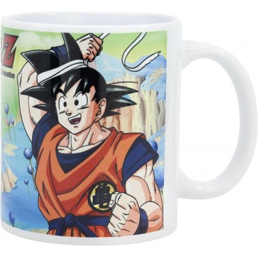 Taza Bulma Y Goku Dragon Ball Z Cerámica 325 mls