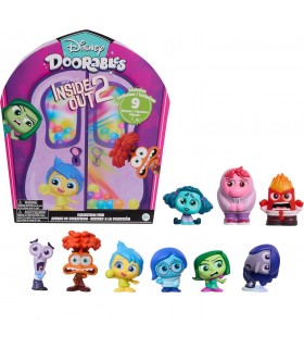 Set 9 Figuras Doorables Inside Out 2 Disney Pixar