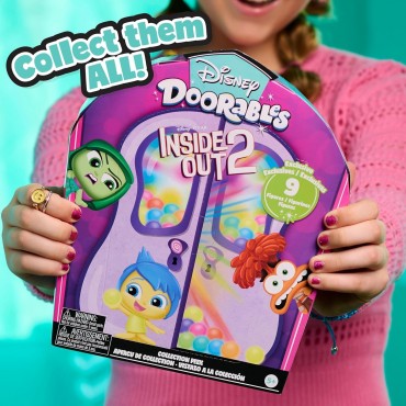 Set 9 Figuras Doorables Inside Out 2 Disney Pixar
