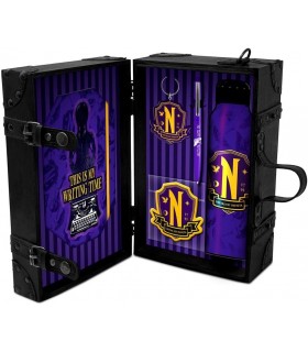 Set Regalo Baúl Academia Nevermore Wednesday