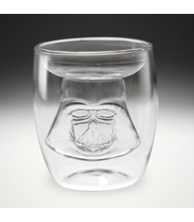 Vaso 3D Darth Vader Star Wars Cristal Doble Pared 200 mls