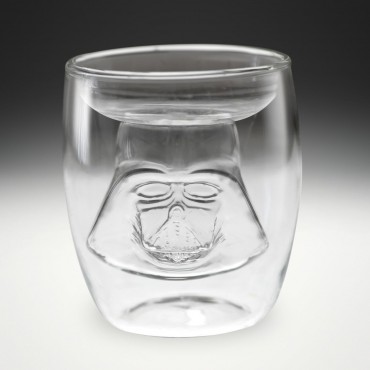 Vaso 3D Darth Vader Star Wars Cristal Doble Pared 200 mls