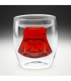 Vaso 3D Darth Vader Star Wars Cristal Doble Pared 200 mls
