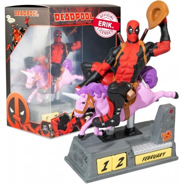 Calendario Perpetuo Deadpool Y Unicornio Marvel