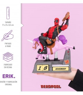 Calendario Perpetuo Deadpool Y Unicornio Marvel