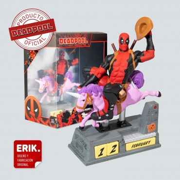 Calendario Perpetuo Deadpool Y Unicornio Marvel