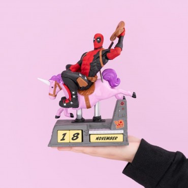 Calendario Perpetuo Deadpool Y Unicornio Marvel