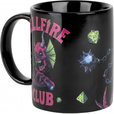 Taza Térmica Club Hellfire Stranger Things Cerámica 330 mls