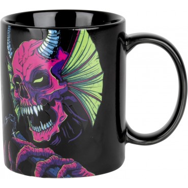 Taza Térmica Club Hellfire Stranger Things Cerámica 330 mls
