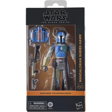 Figura Mandalorian Shriek-Hawk Star Wars The Mandalorian The Black Series Articulada 15 cms