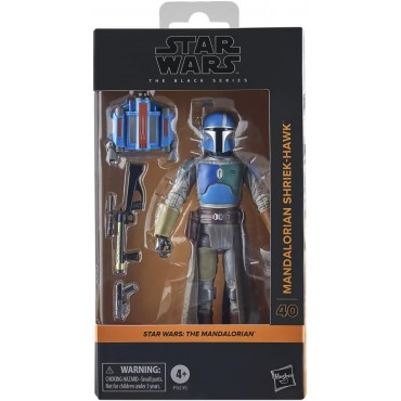 Figura Mandalorian Shriek-Hawk Star Wars The Mandalorian The Black Series Articulada 15 cms